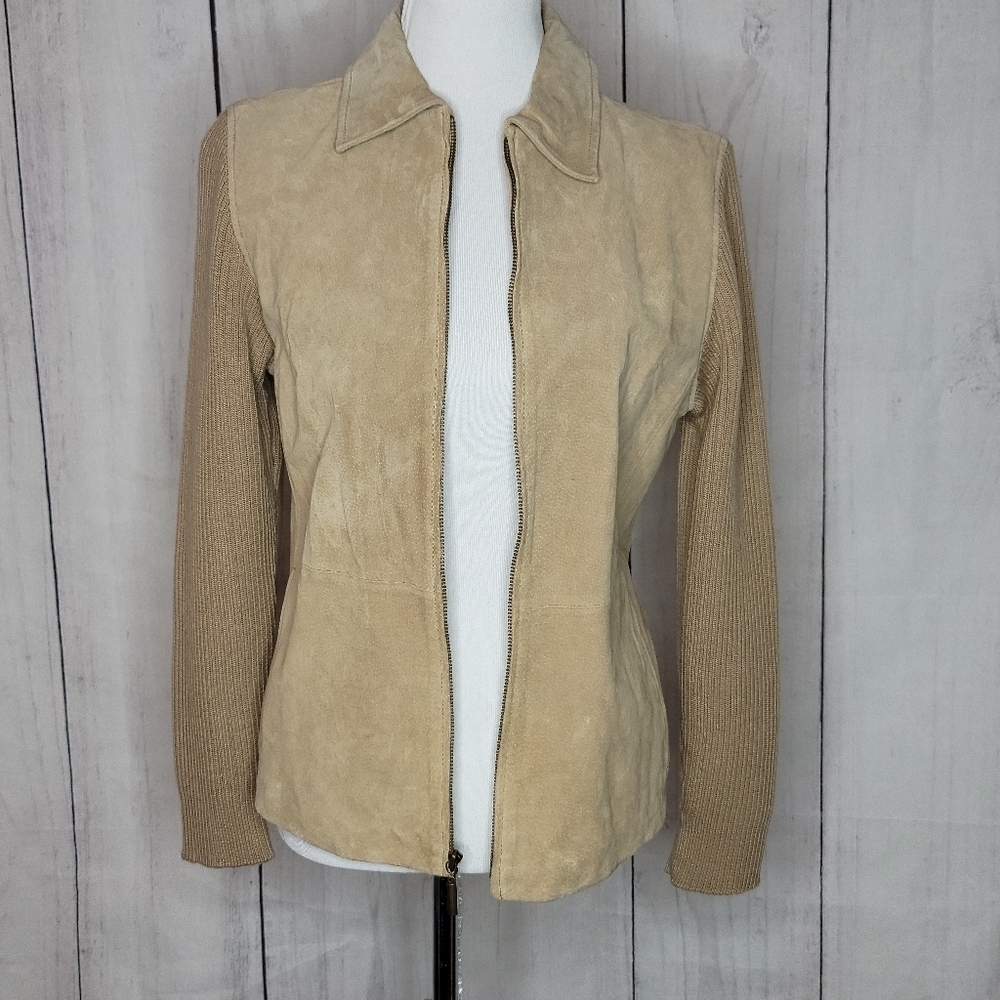 Vintage‎ Fabio Suede Leather Jacket Size Medium